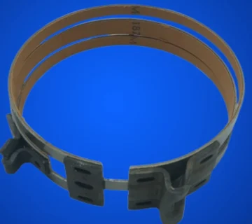 "مقایسه باند ترمز سالم و باند ترمز فرسوده